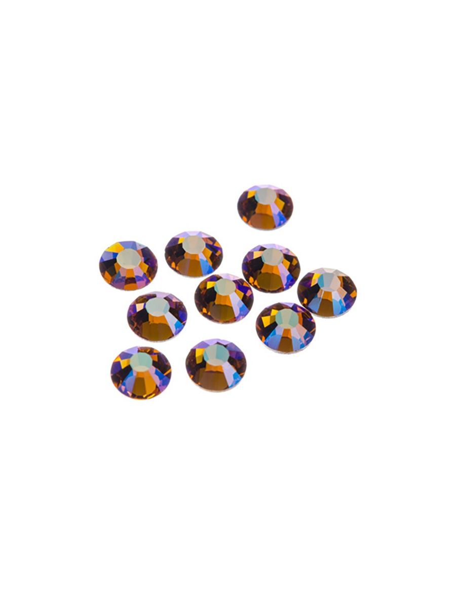 Стразы цветные круглые, Swarovski, SS16, 10шт. 021 №049