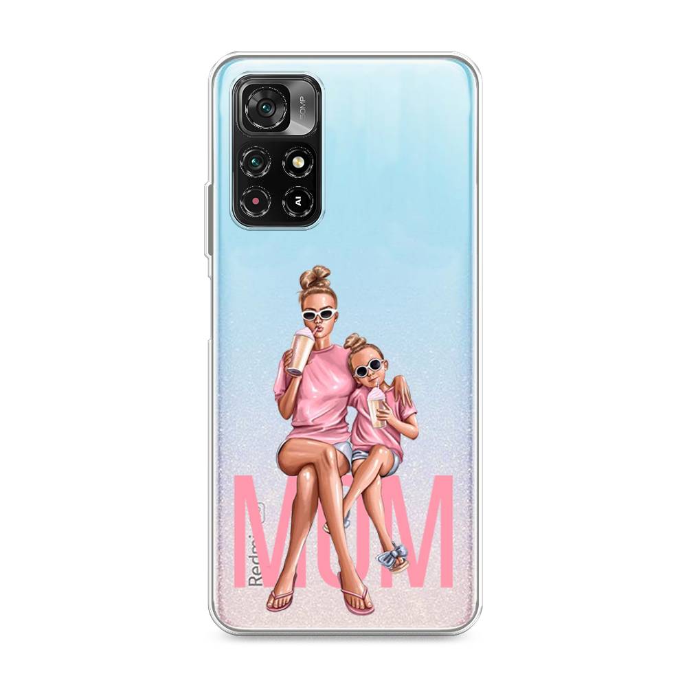 фото Силиконовый чехол "lovely mom" на xiaomi redmi note 11t 5g awog