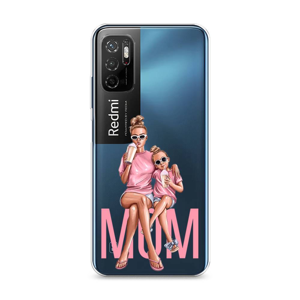 фото Силиконовый чехол "lovely mom" на xiaomi redmi note 11se awog