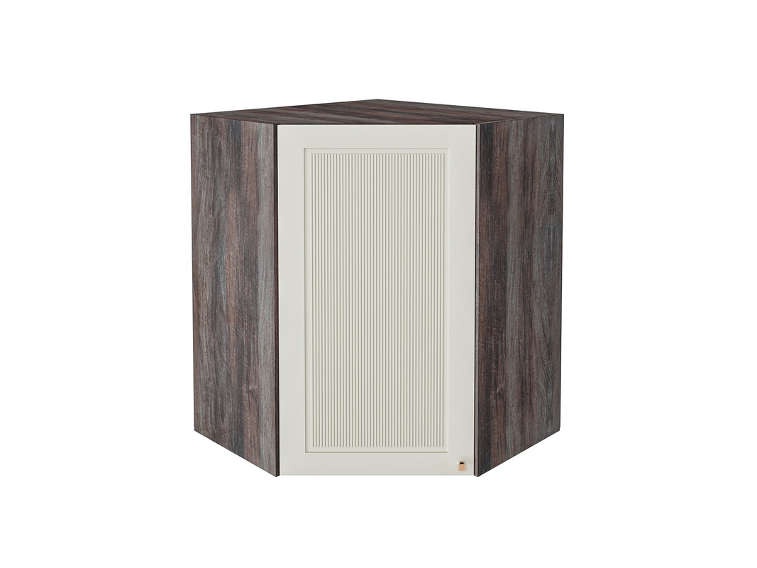 

Навесной шкаф угловой 590 с 1-ой дверцей МС Моцарт Сурская МДФ Дуб Кальяри/Кварц грей Ф20, Серый, Моцарт