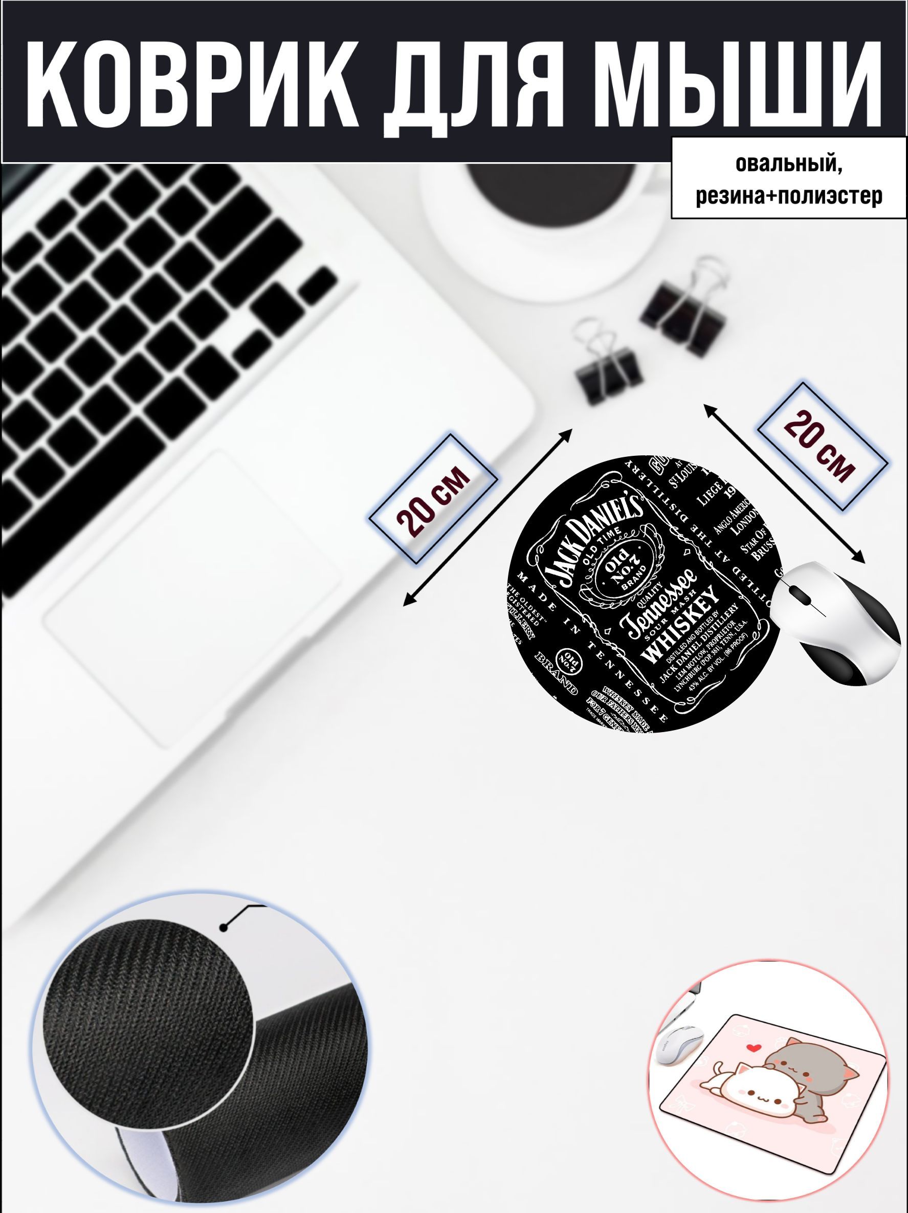 

Коврик для мыши NoBrand RS4678, Рисунок, RS4678