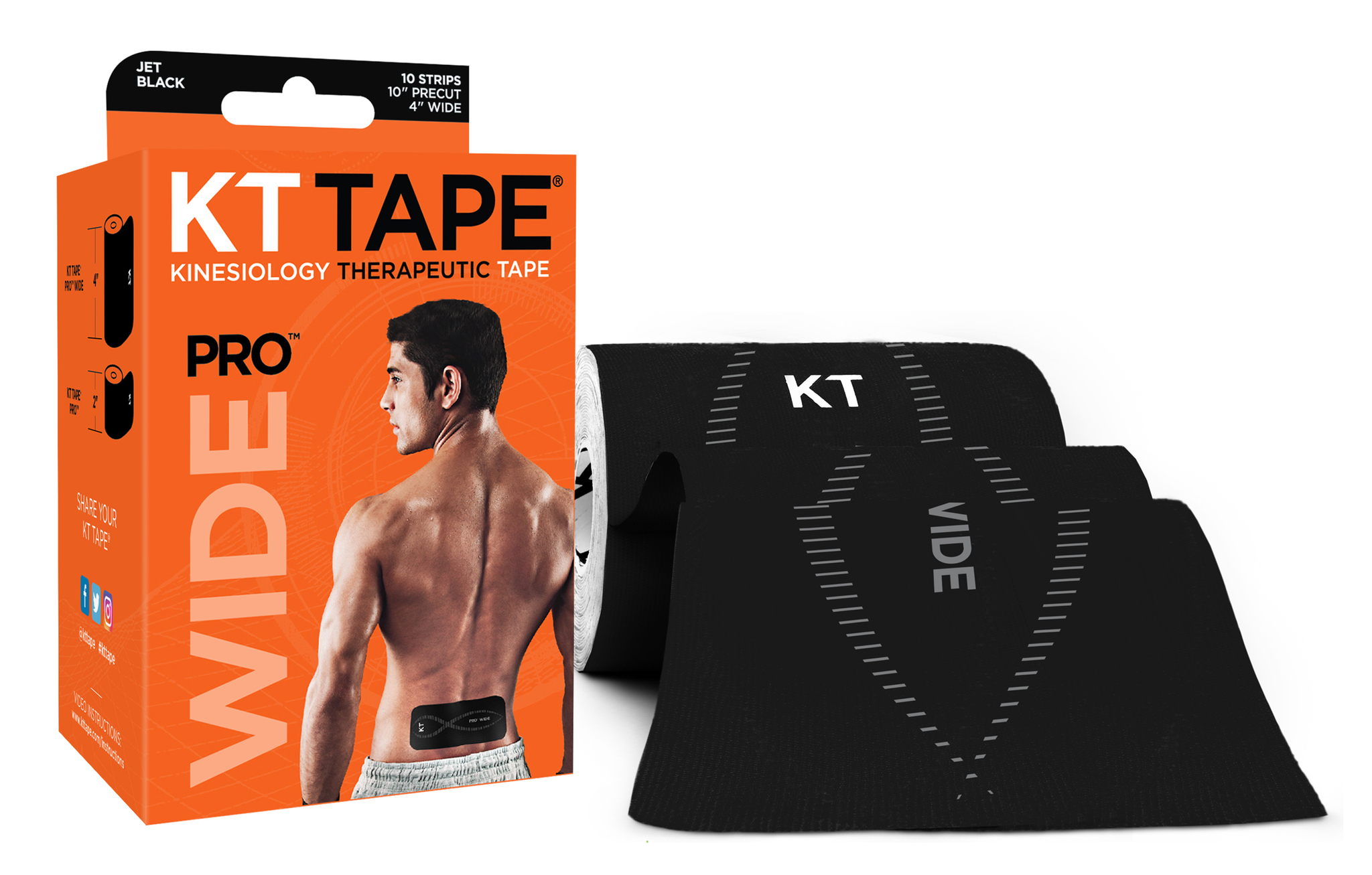 

TAPE PRO Wide 10 полосок 25,4  10 см | Black (черный), TAPE PRO Wide