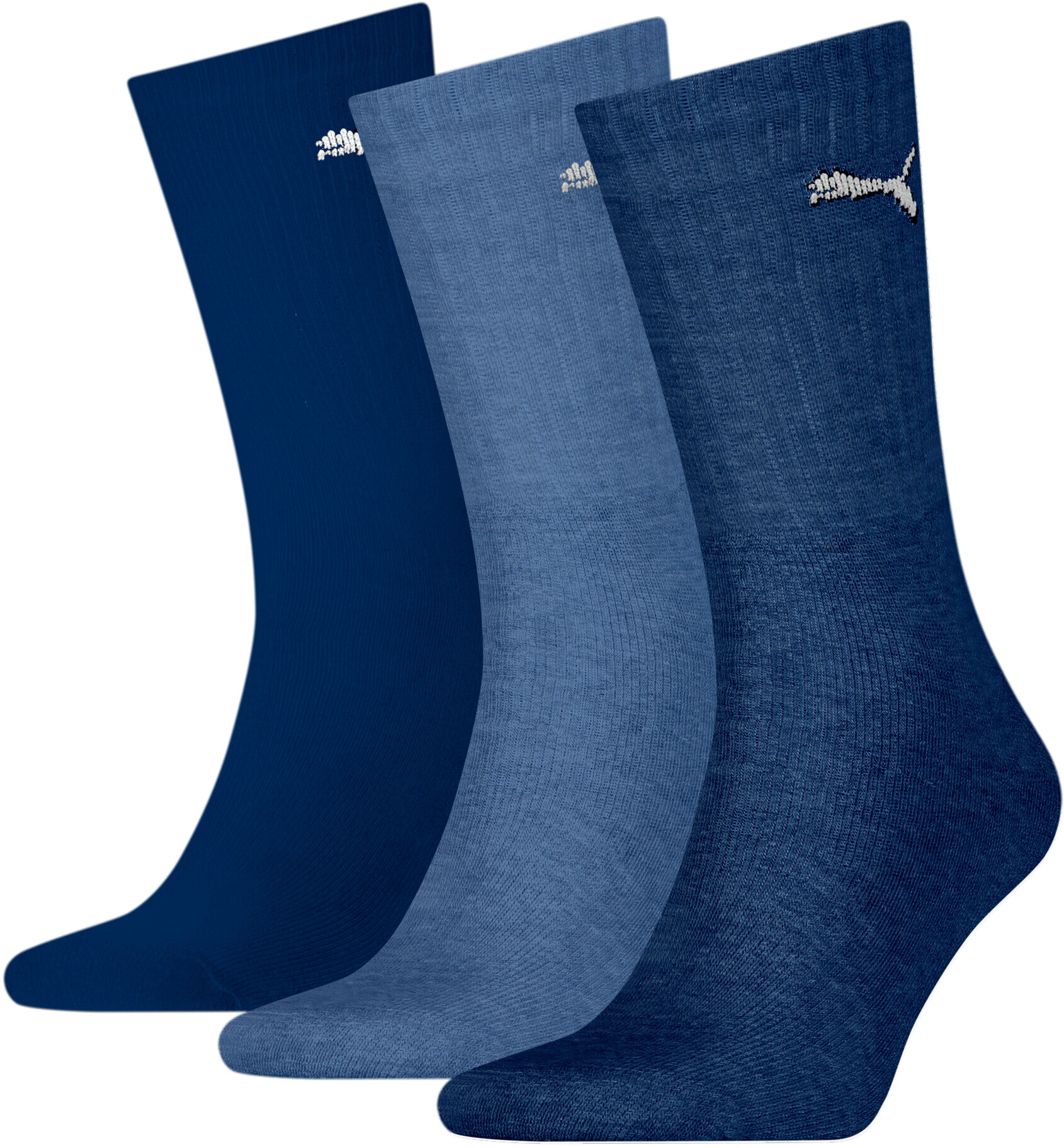 

Комплект носков унисекс PUMA PUMA SPORT CREW LIGHTWEIGHT 3P синих 35-38, Синий, PUMA SPORT CREW LIGHTWEIGHT 3P