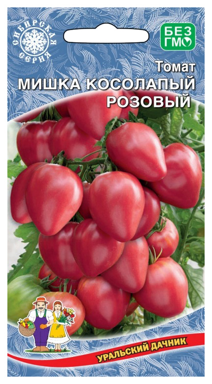 Семена томат Уральский дачник Мишка Косолапый розовый 18134 1 уп.