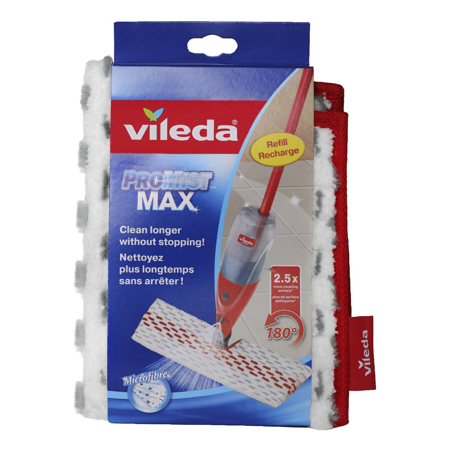 Насадка для швабры Vileda ProMist Max микрофибра