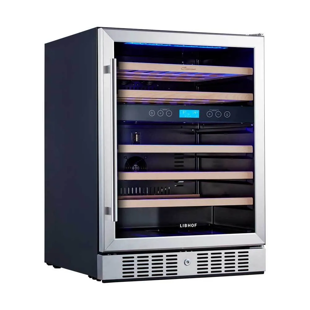 фото Винный шкаф 46 бут. libhof connoisseur ctd-46 silver