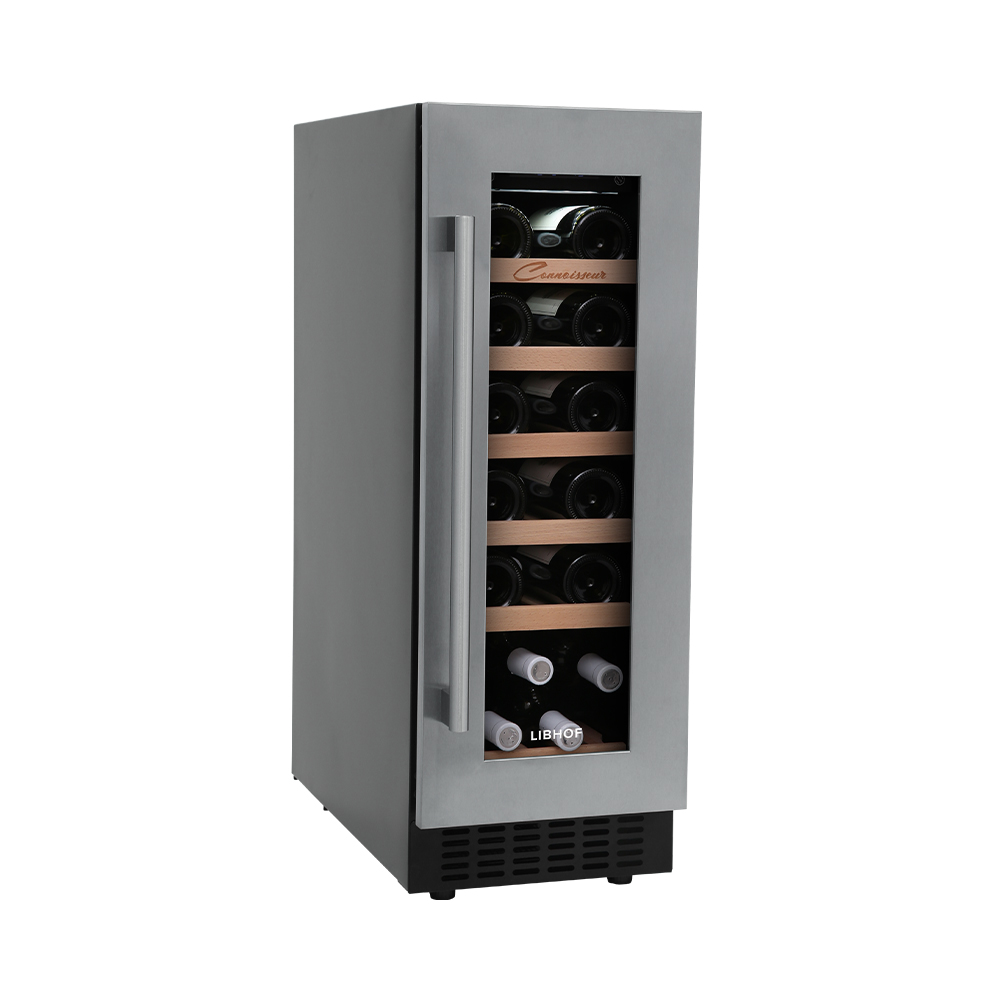 фото Встраиваемый винный шкаф libhof cx-19 серый