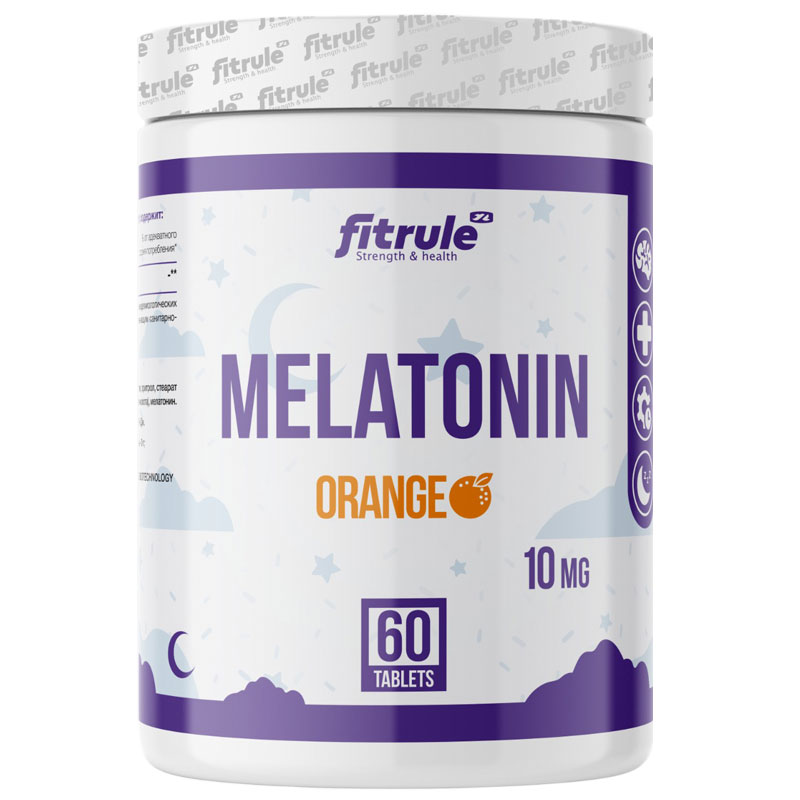 Мелатонин Fitrule Melatonin жевательные таблетки 10 мг 60 шт.  - купить