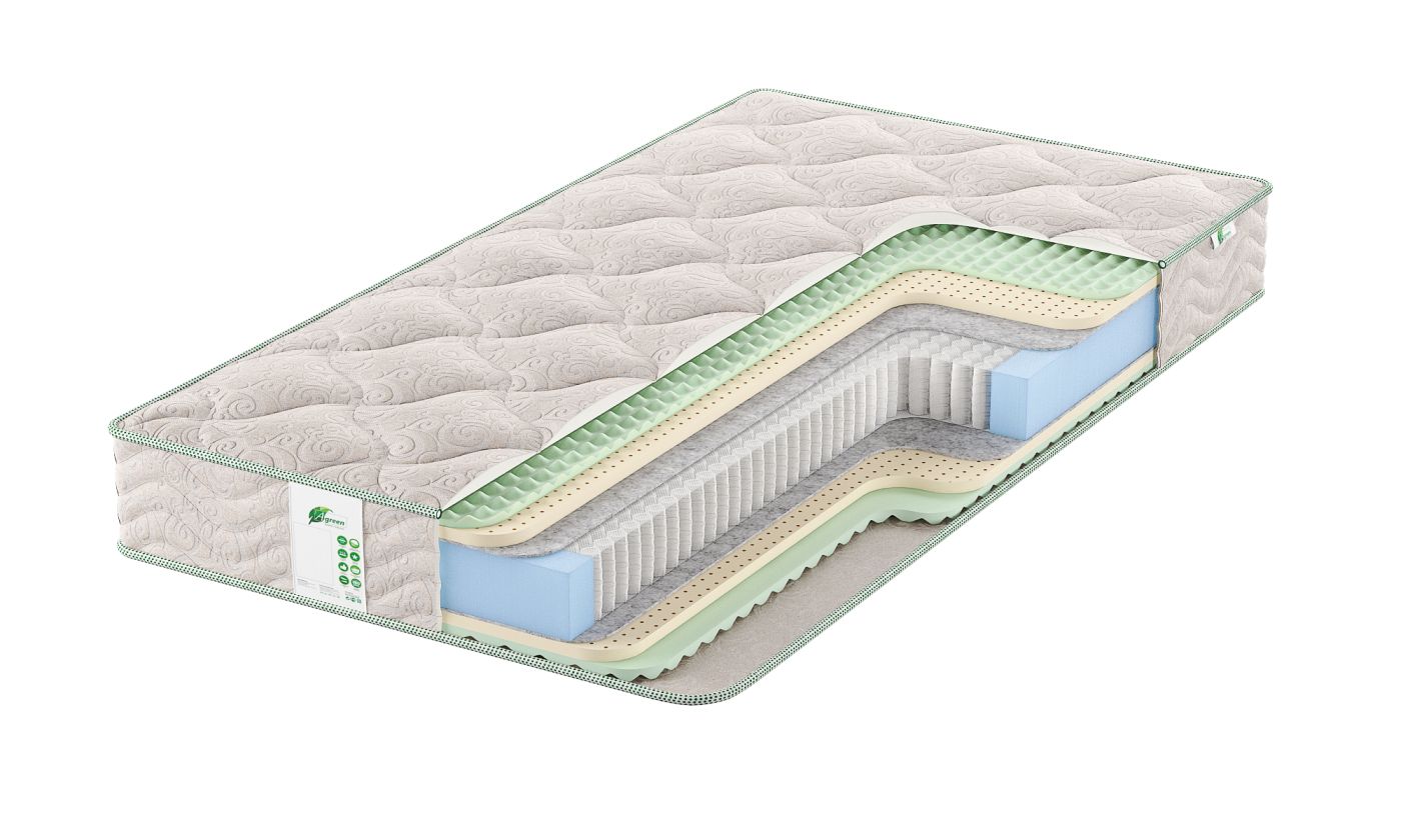 Матрас анатомический пружинный Agreen Try Boston 110х190х23