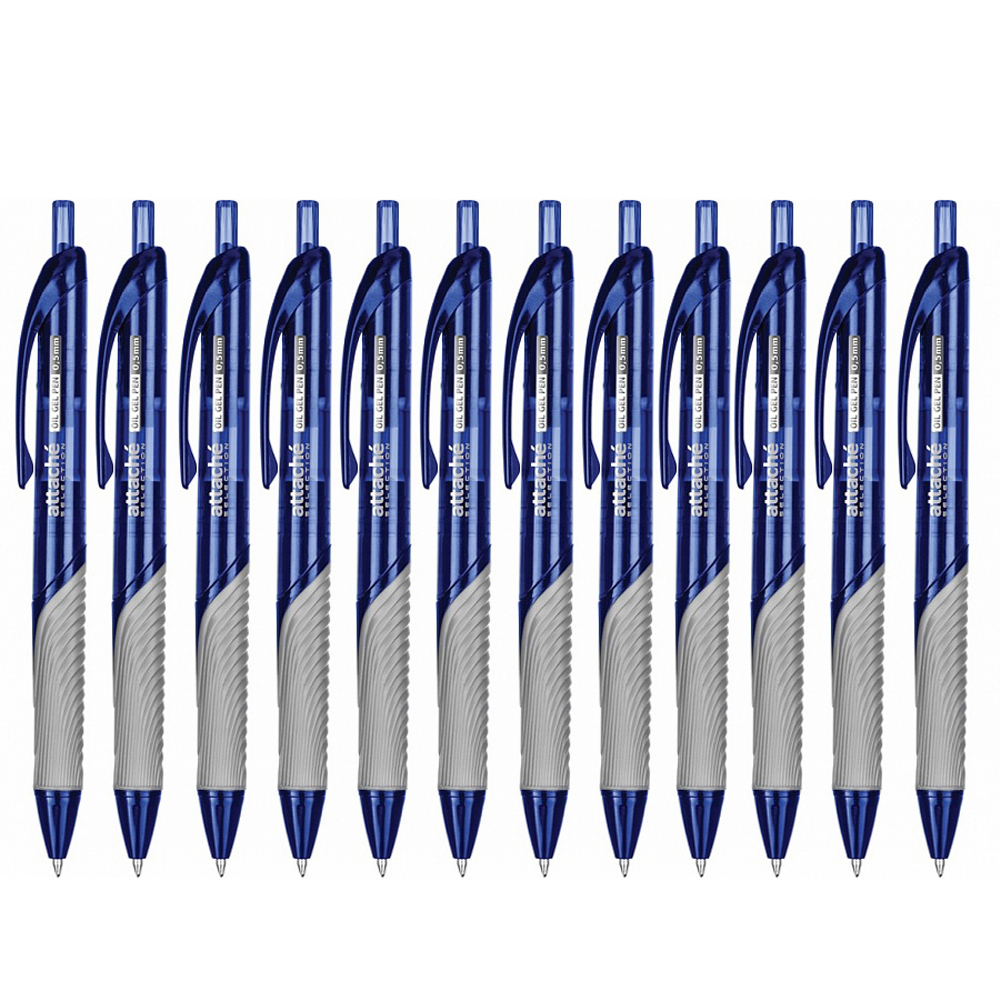 

Ручка шариковая OIL GEL PEN (синий (12шт)), OIL GEL PEN0,16