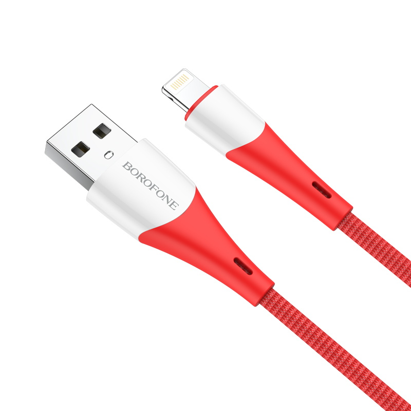 

Кабель usb - usb Borofone 1 м красный
