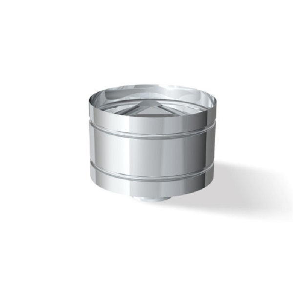 

Зонт-К с ветрозащитой (нерж. сталь 0,5мм) Ф120, Серебристый