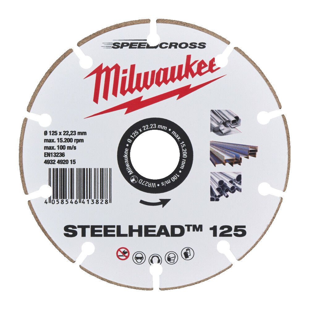 

Диск алмазный STEELHEAD 125мм SPEEDCROSS, Dia.Disc Steelhead 125mm-1pc