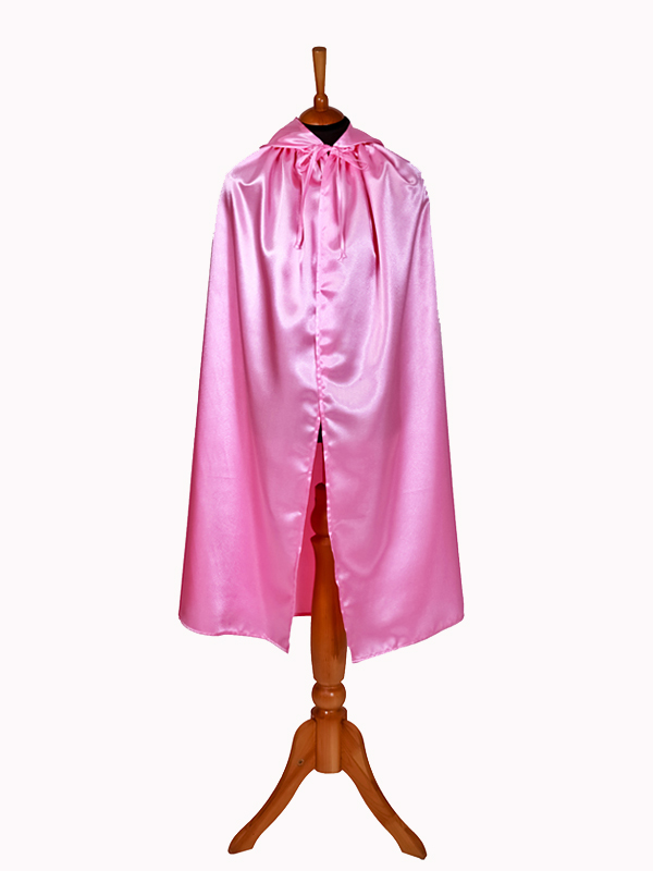 Карнавальный костюм АРТЭ Театральная Галерея Плащ с капюшоном б/рукав цв. розовый р. 152 крылья ангела на резинке розовый