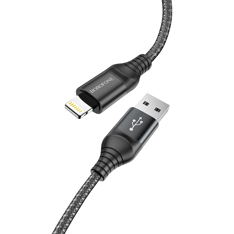 

Кабель usb - usb Borofone 1 м черный