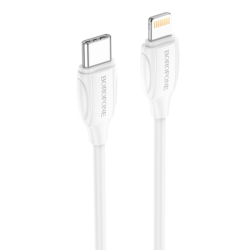 фото Кабель usb - usb borofone 1 м белый