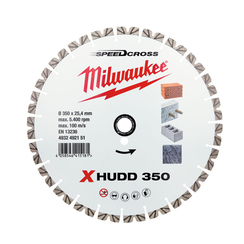 Алмазный диск сегментный X-HUDD 350мм SPEEDCROSS Dia.Disc Spdcr. Extreme HUDD 350mm-1pc