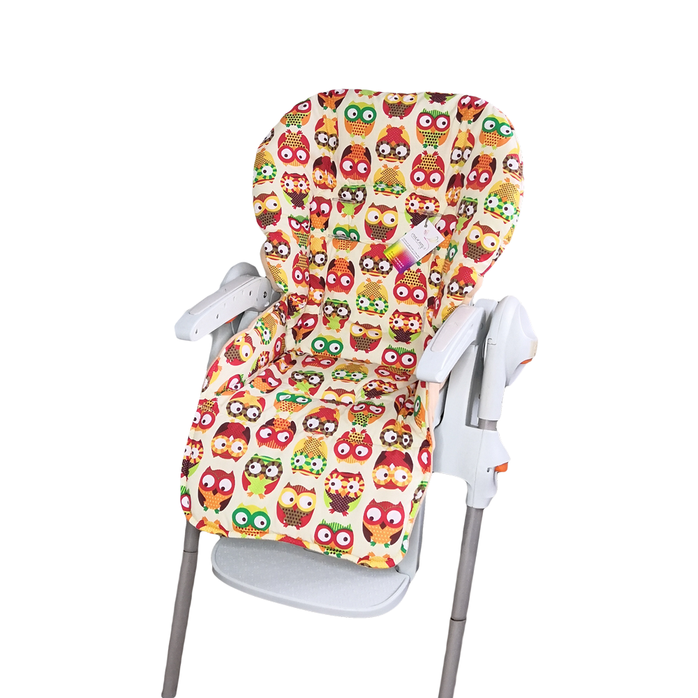 Чехол СТРЕКОЗА к стулу для кормления  Happy Baby William, хлопок с пропиткой, Совушки happy baby чехол на стул для кормления berny