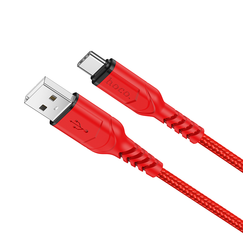 фото Кабель usb - usb hoco 1 м красный