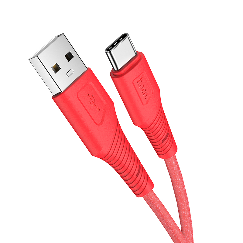 фото Кабель usb - usb hoco 1 м красный