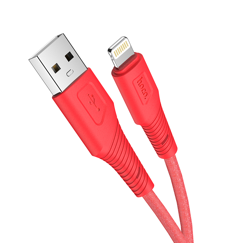 фото Кабель usb - usb hoco 1 м красный