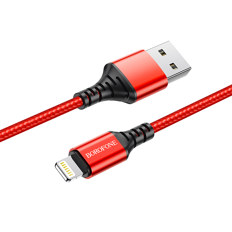 

Кабель usb - usb Borofone 1 м красный