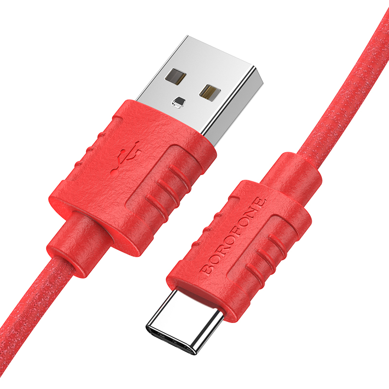 

Кабель usb - usb Borofone 1 м красный