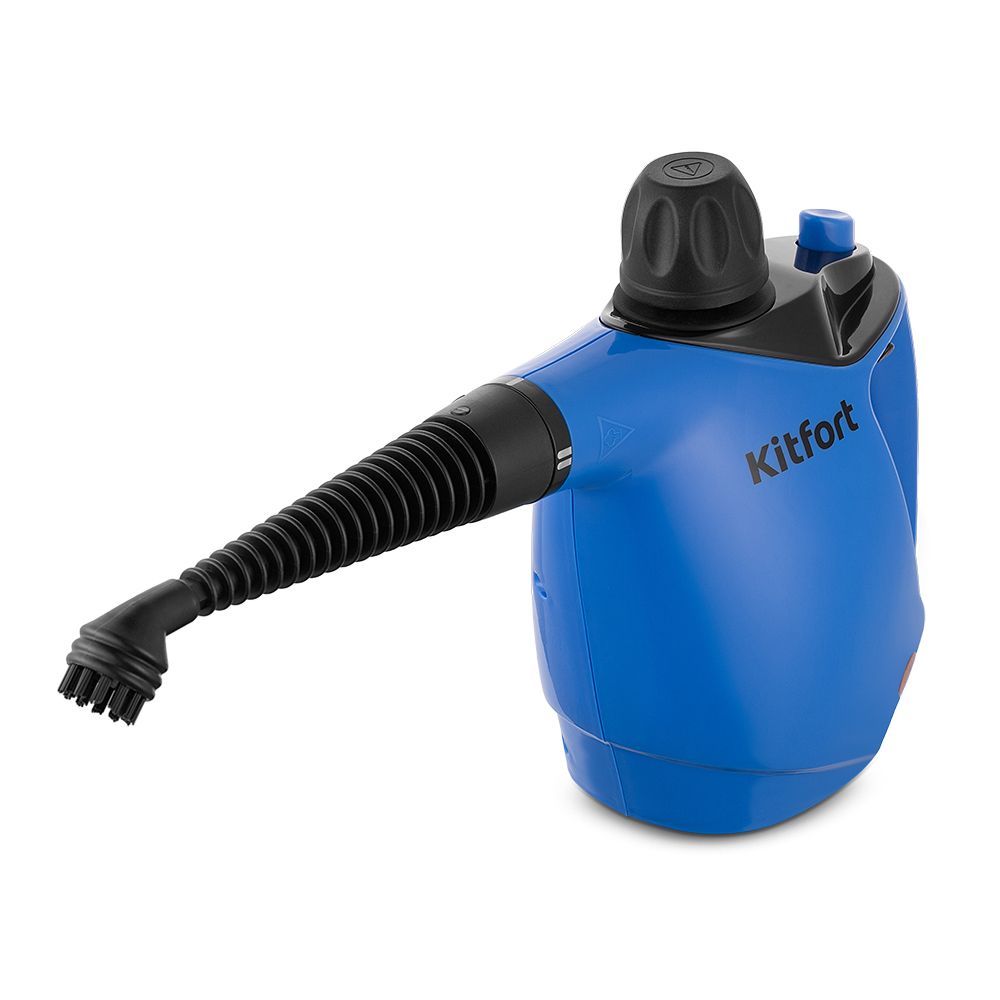 Пароочиститель Kitfort КТ-9140-3 черный, синий ручной отпариватель kitfort кт 9129 3 0 3 л синий