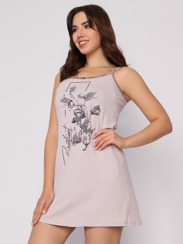 Ночная сорочка женская Fashion Margo СН0067 розовая 54 RU
