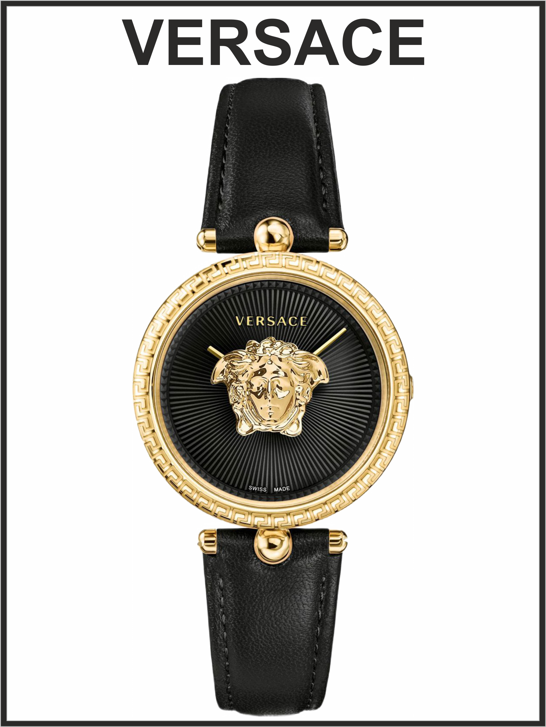 Наручные часы женские VERSACE VECQ00118 черные