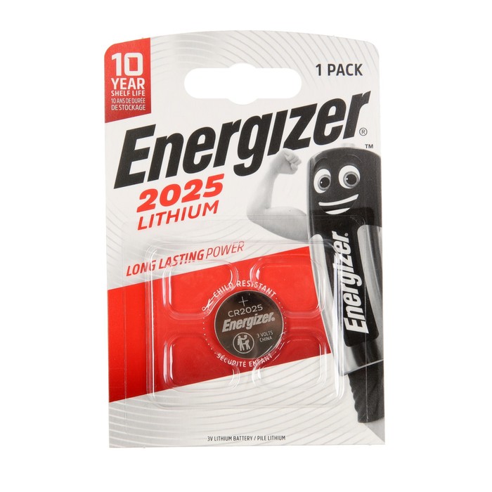 Батарейка литиевая Energizer CR2025-1BL 9415567