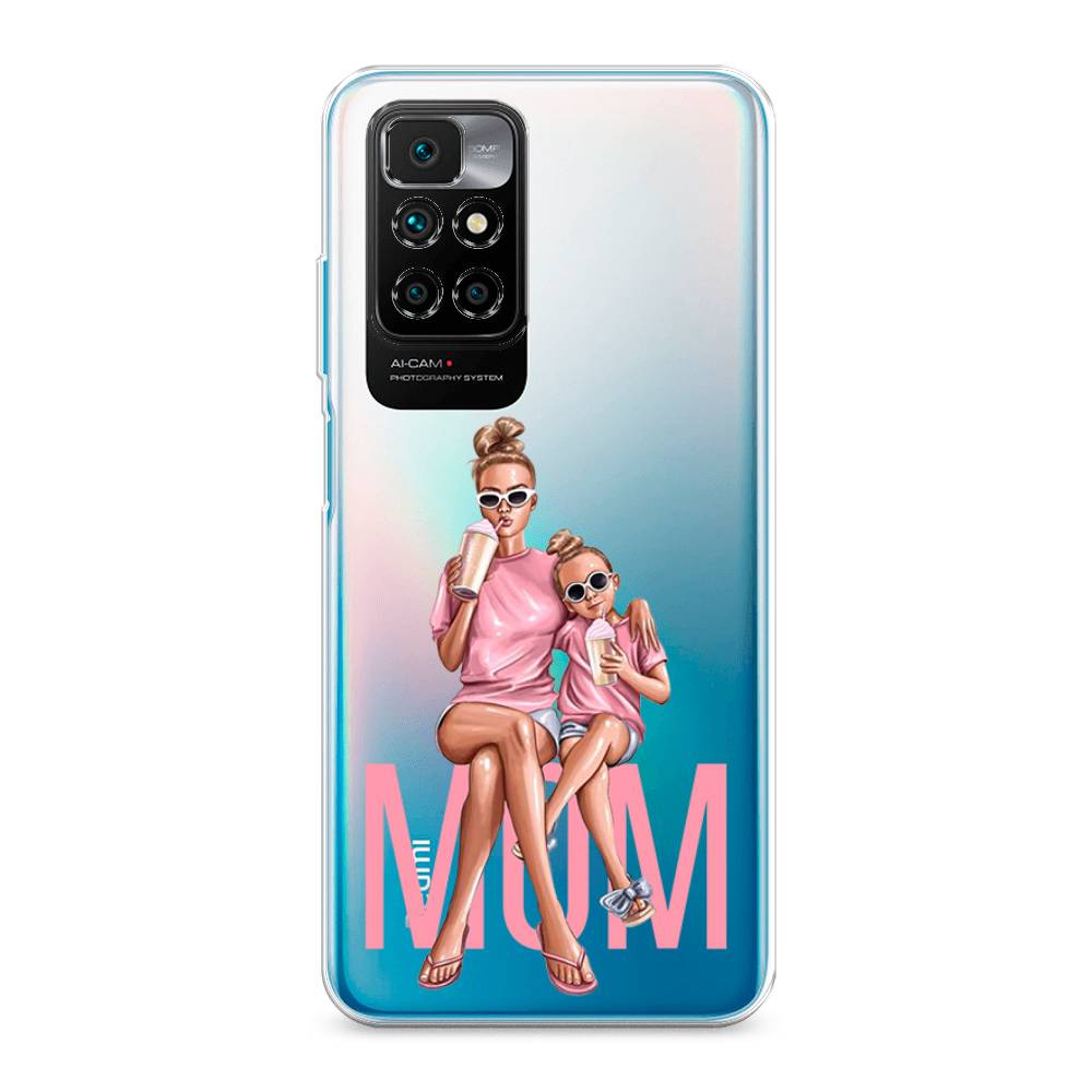 фото Силиконовый чехол "lovely mom" на xiaomi redmi note 11 4g china awog