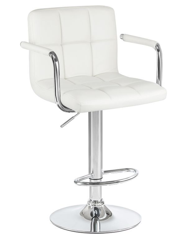 фото Барный стул империя стульев kruger arm-d белый lm-5011 white