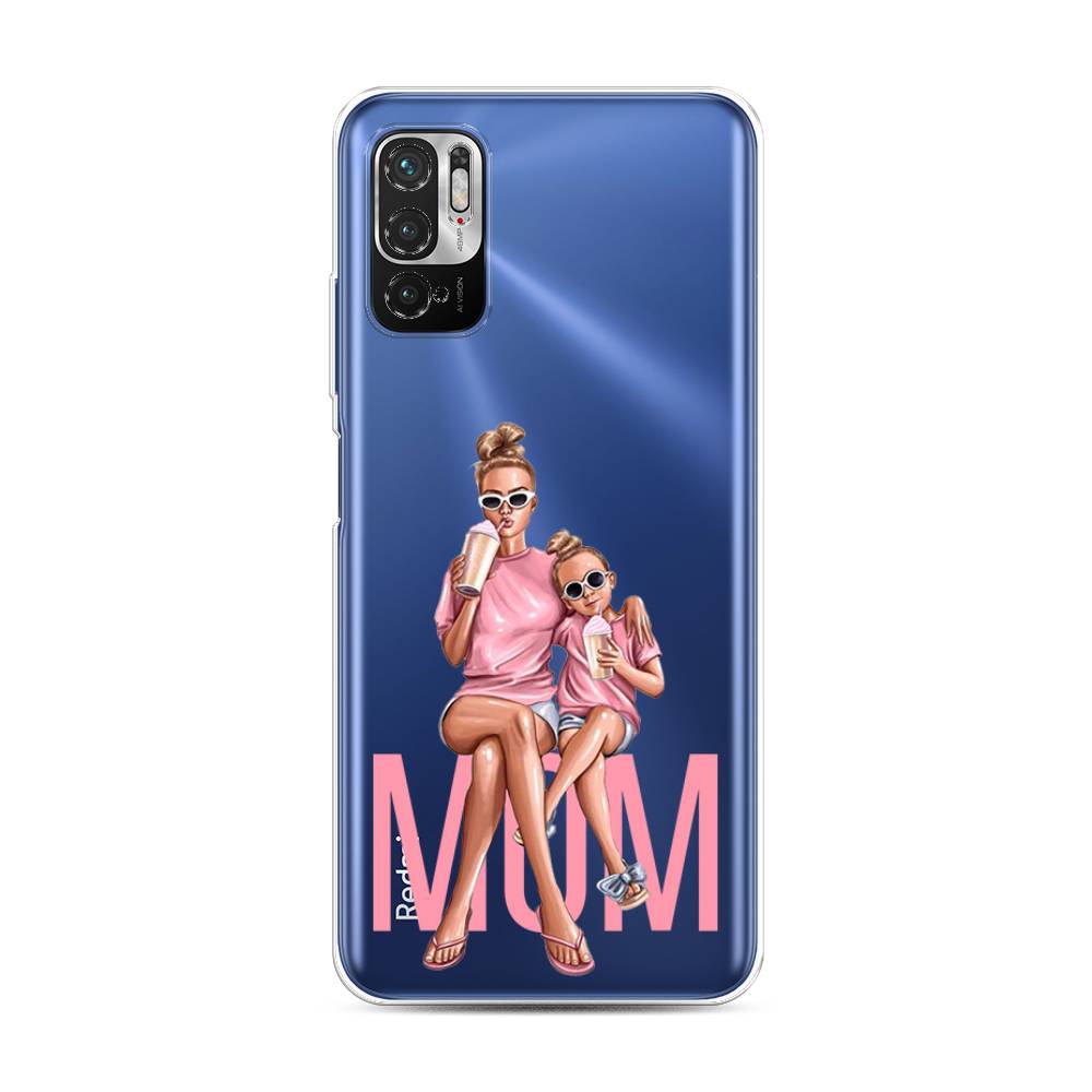 фото Силиконовый чехол "lovely mom" на xiaomi redmi note 10t awog