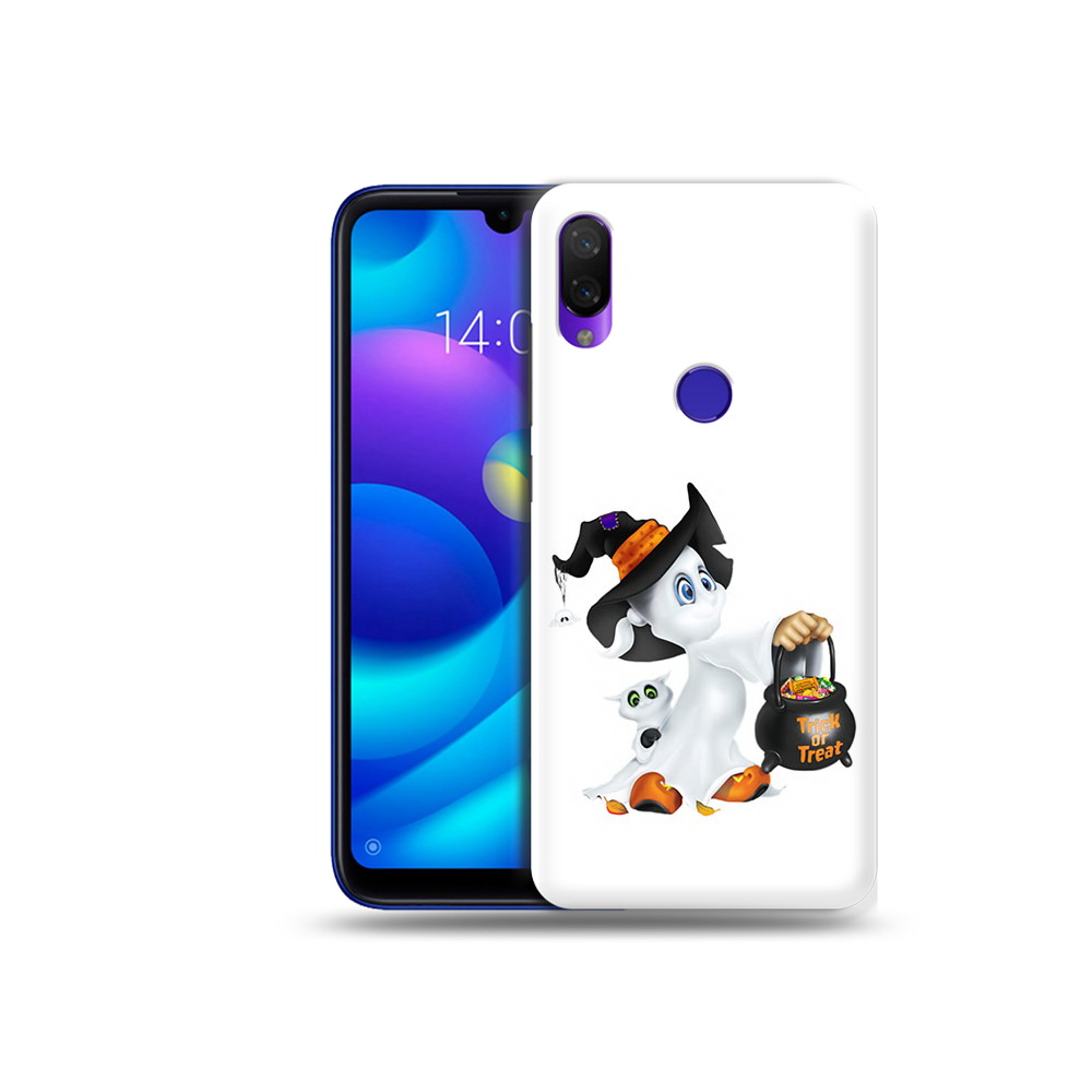 

Чехол MyPads Tocco для Xiaomi Mi Play Маленький призрак (PT128724.322.113), Прозрачный, Tocco