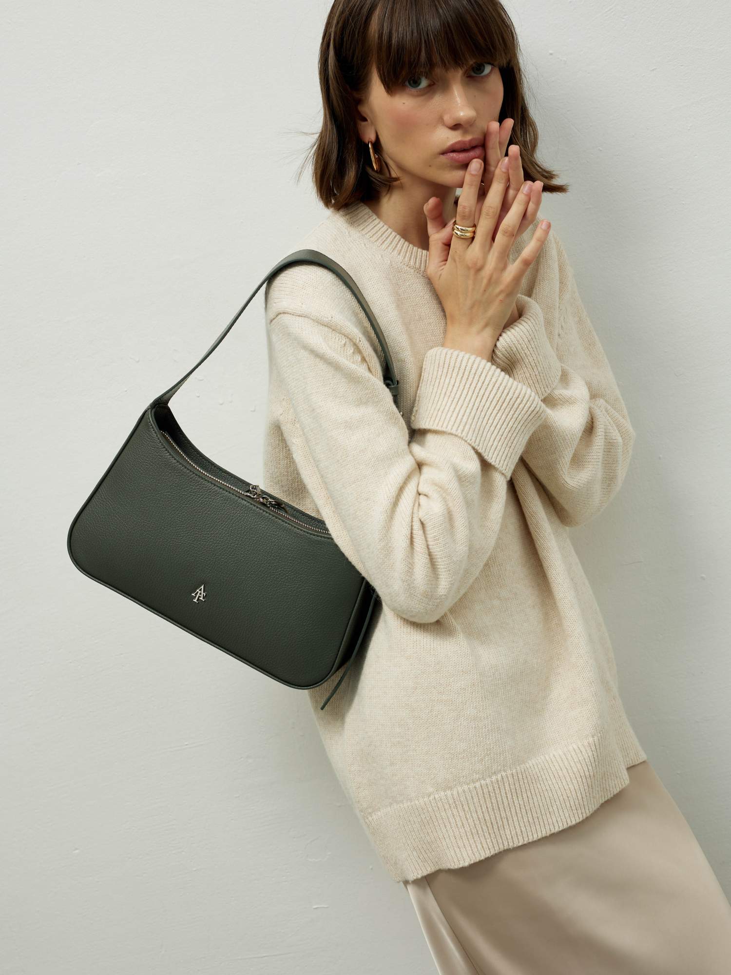 Сумка женская Afina 696 зеленый чай 9250₽