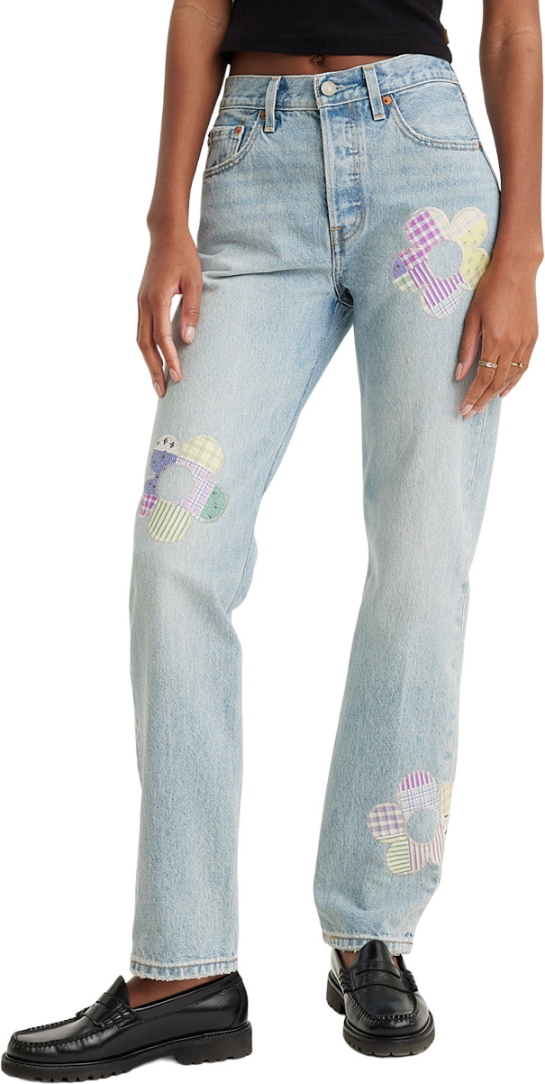 

Джинсы женские Levi's 501 Original Jeans голубые 24/32, Голубой, 501 Original Jeans