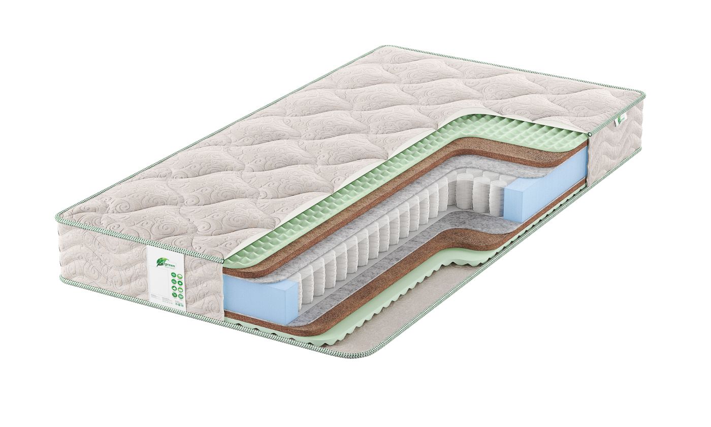 Матрас анатомический пружинный Agreen Feel Seoul 140х200х23