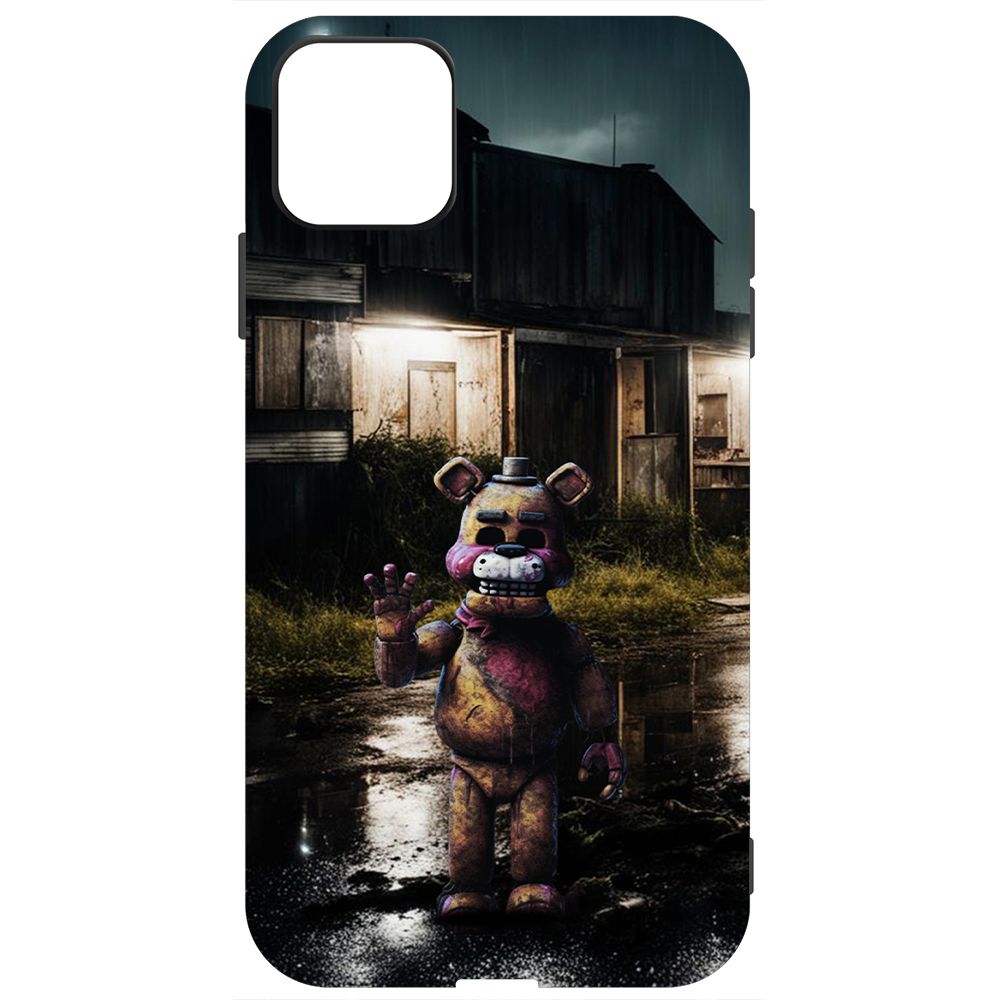 

Чехол-накладка Krutoff Soft Case ФНАФ - Фредди под дождем для iPhone 11 черный