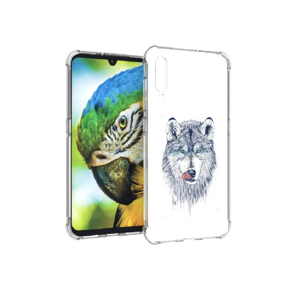 Чехол MyPads Tocco для Xiaomi Mi 9 голодгый волк (PT126035.255.292)