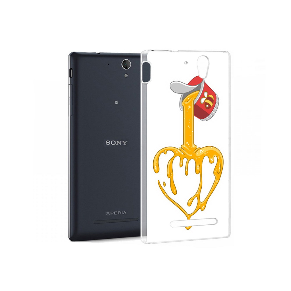 

Чехол MyPads Tocco для Sony Xperia C3 медовое сердце (PT18760.251.471), Прозрачный, Tocco