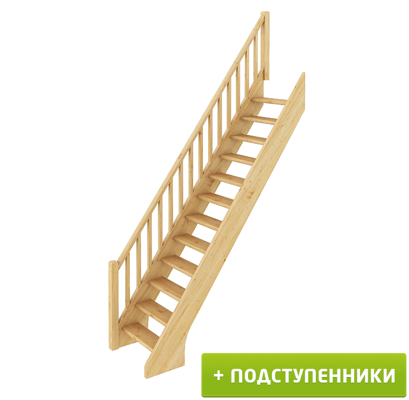 

Лестница Profi Hobby ЛС-10у с подступенками сосна (4 уп), Бежевый, ЛС-10у