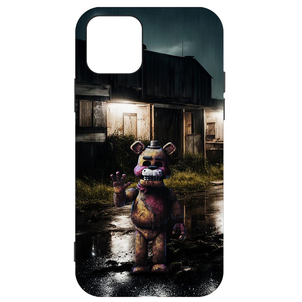 

Чехол-накладка Krutoff Soft Case ФНАФ - Фредди под дождем для iPhone 11 Pro черный