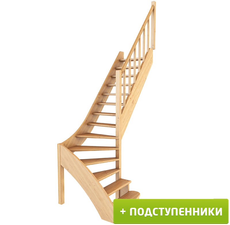 

Лестница Profi Hobby ЛС-07м/5 П с подступенками сосна (4уп), Бежевый, ЛС-07м