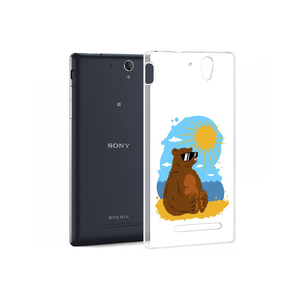 

Чехол MyPads Tocco для Sony Xperia C3 медведь на чиле (PT18760.251.468), Прозрачный, Tocco