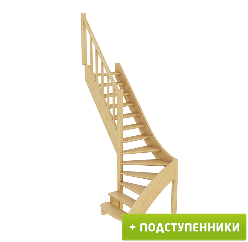 

Лестница Profi Hobby ЛС-07м/4 Л с подступенками сосна (4 уп), Бежевый, ЛС-07м