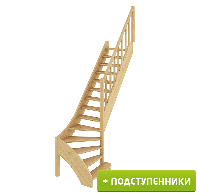 

Лестница Profi Hobby ЛС-07м/2 П с подступенками сосна (4 уп), Бежевый, ЛС-07м