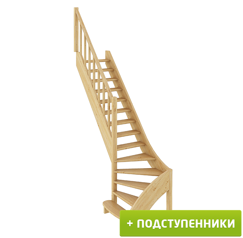 

Лестница Profi Hobby ЛС-07м/2 Л с подступенками сосна (4 уп), Бежевый, ЛС-07м