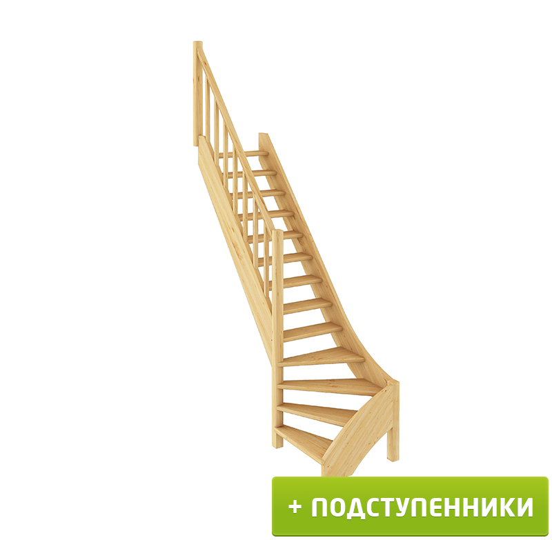 

Лестница Profi Hobby ЛС-07м/1 Л с подступенками сосна (4 уп), Бежевый, ЛС-07м