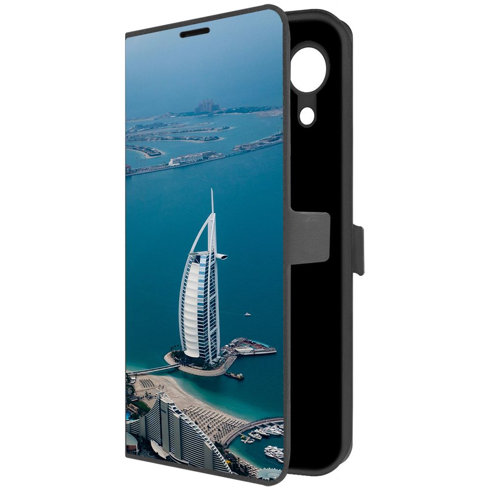 

Чехол-книжка Krutoff Eco Book для Samsung Galaxy A03 Core (A032) ОАЭ, Бурдж-эль-Араб, Черный